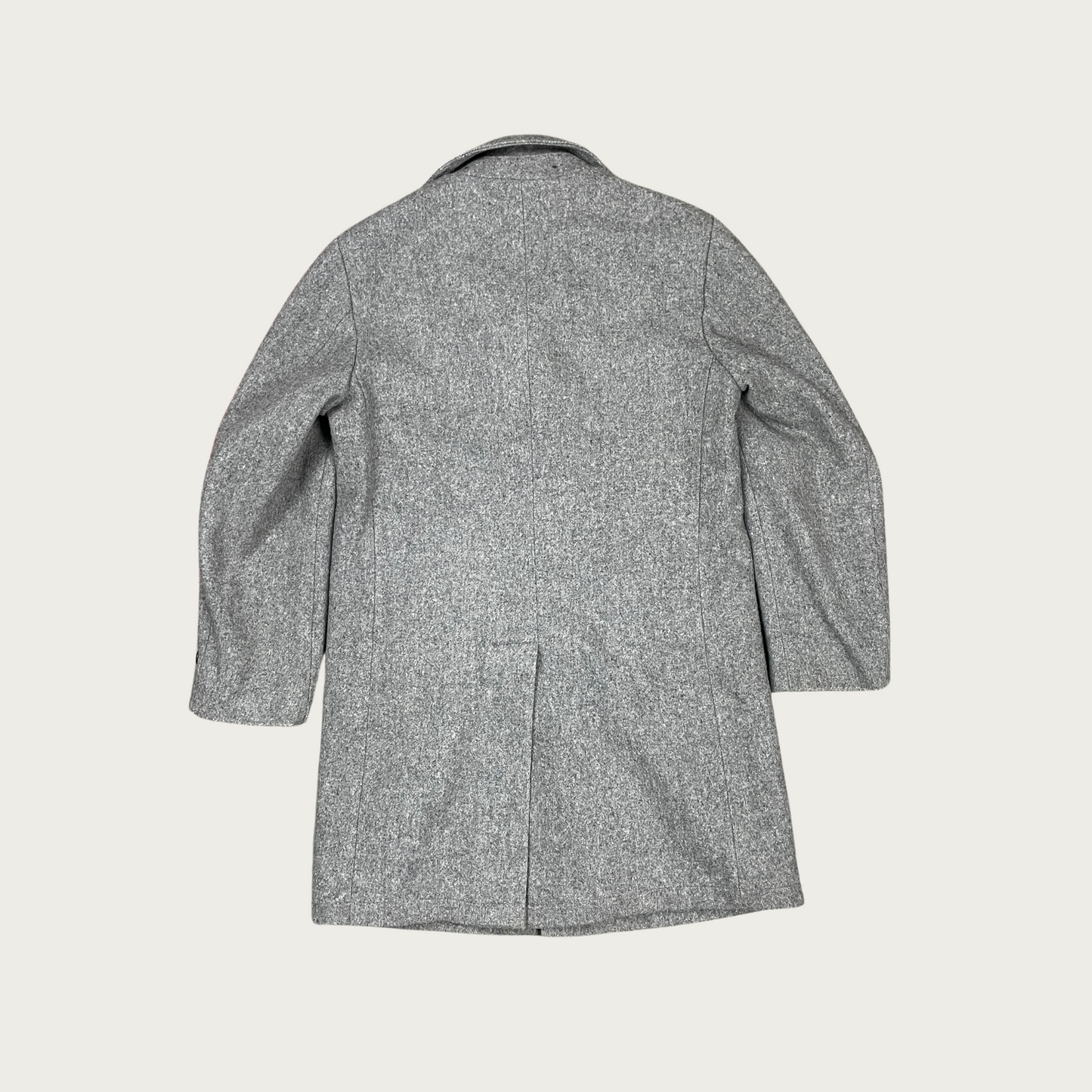 (L) Gray Wool Coat