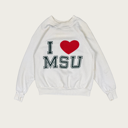 (XS) 70s I Love MSU Sweatshirt