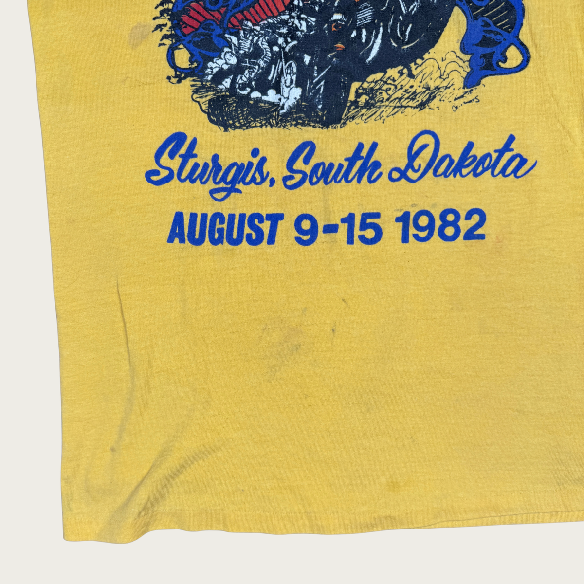 (XL) 1982 Sturgis Black Hills Motorcycle Rally Tee