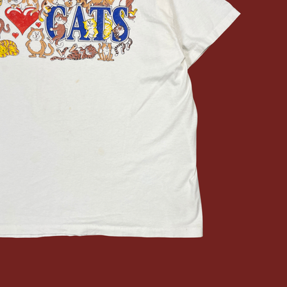 (XL) I Love Cats Vintage Tee