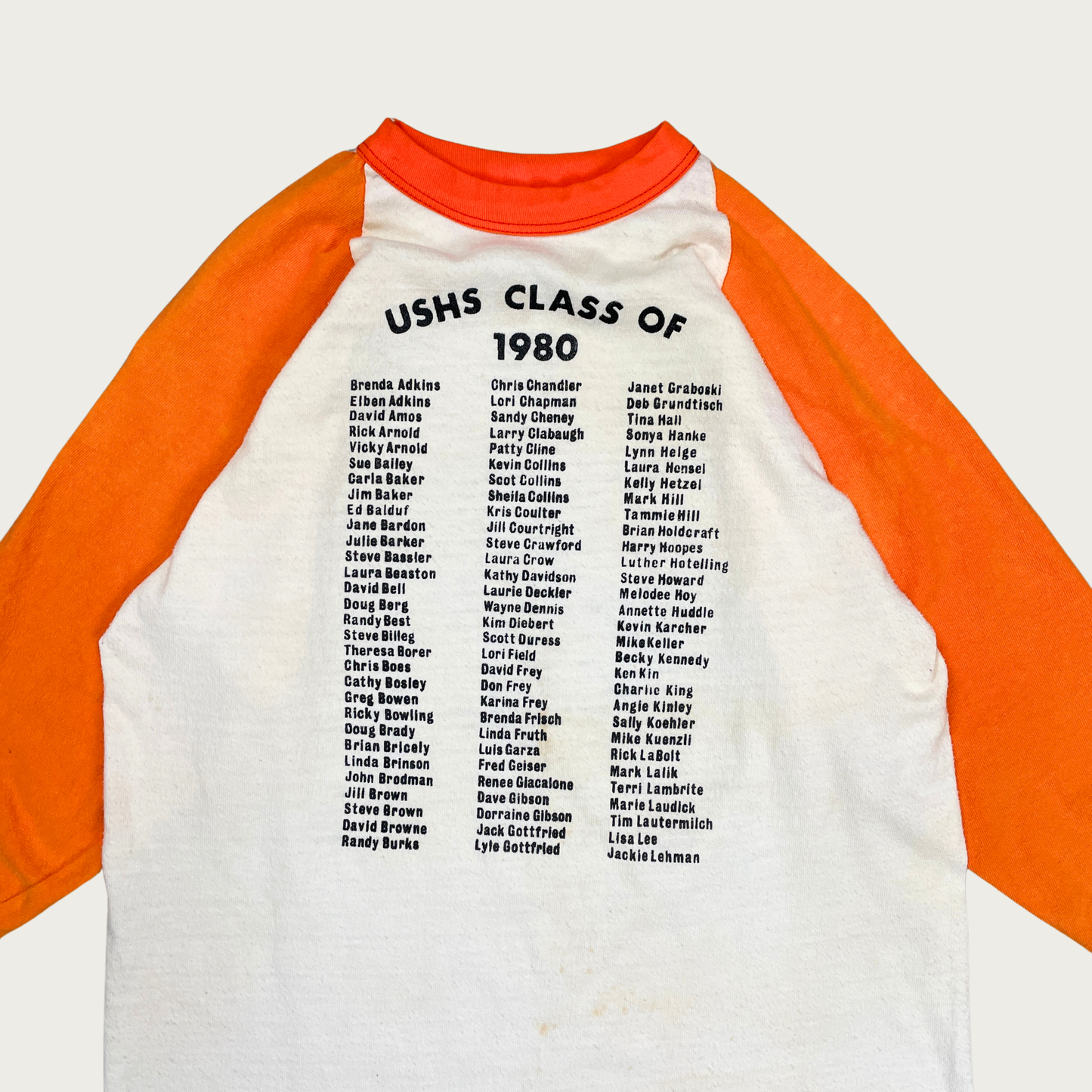 (L) USHS Class of 1980 Raglan Tee