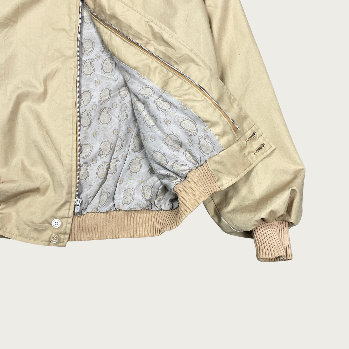 (L) Tan Lightweight Bomber Jacket