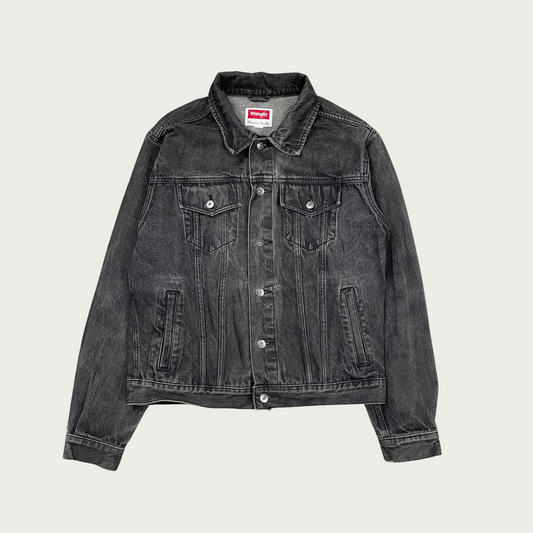 (M) Wrangler Black Denim Jacket