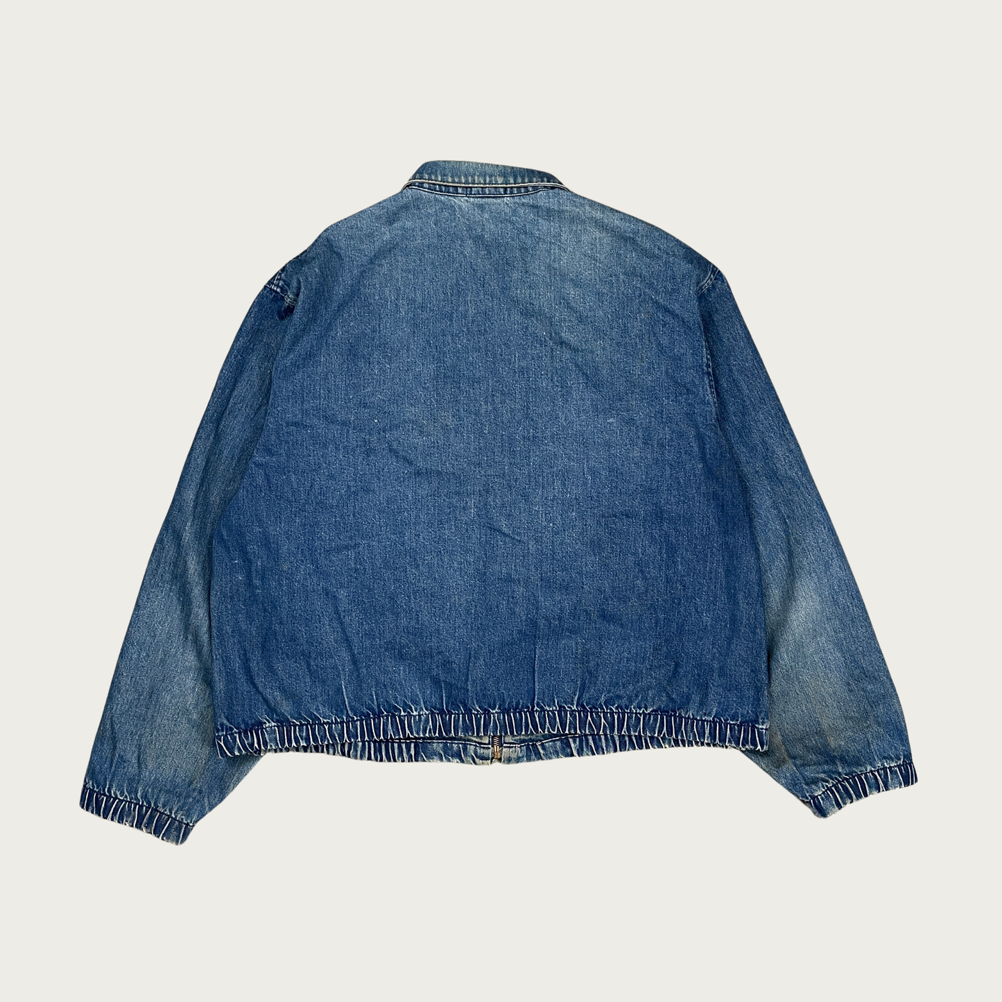 (XL) L.L. Bean Denim Bomber Jacket