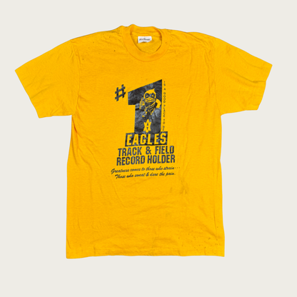 (S/M) 70s/80s Eagles Track & Field Tee
