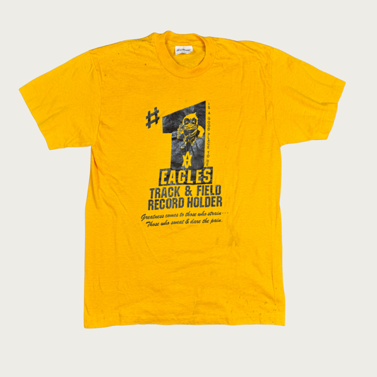 (S/M) 70s/80s Eagles Track & Field Tee