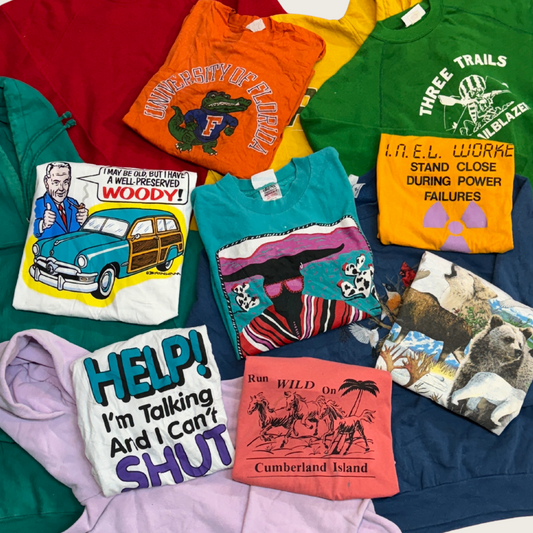 Wholesale Tees & Sweatshirts Box (50 lbs)