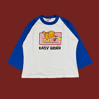 (M) 1978 Garfield "Easy Rider" Baseball Tee