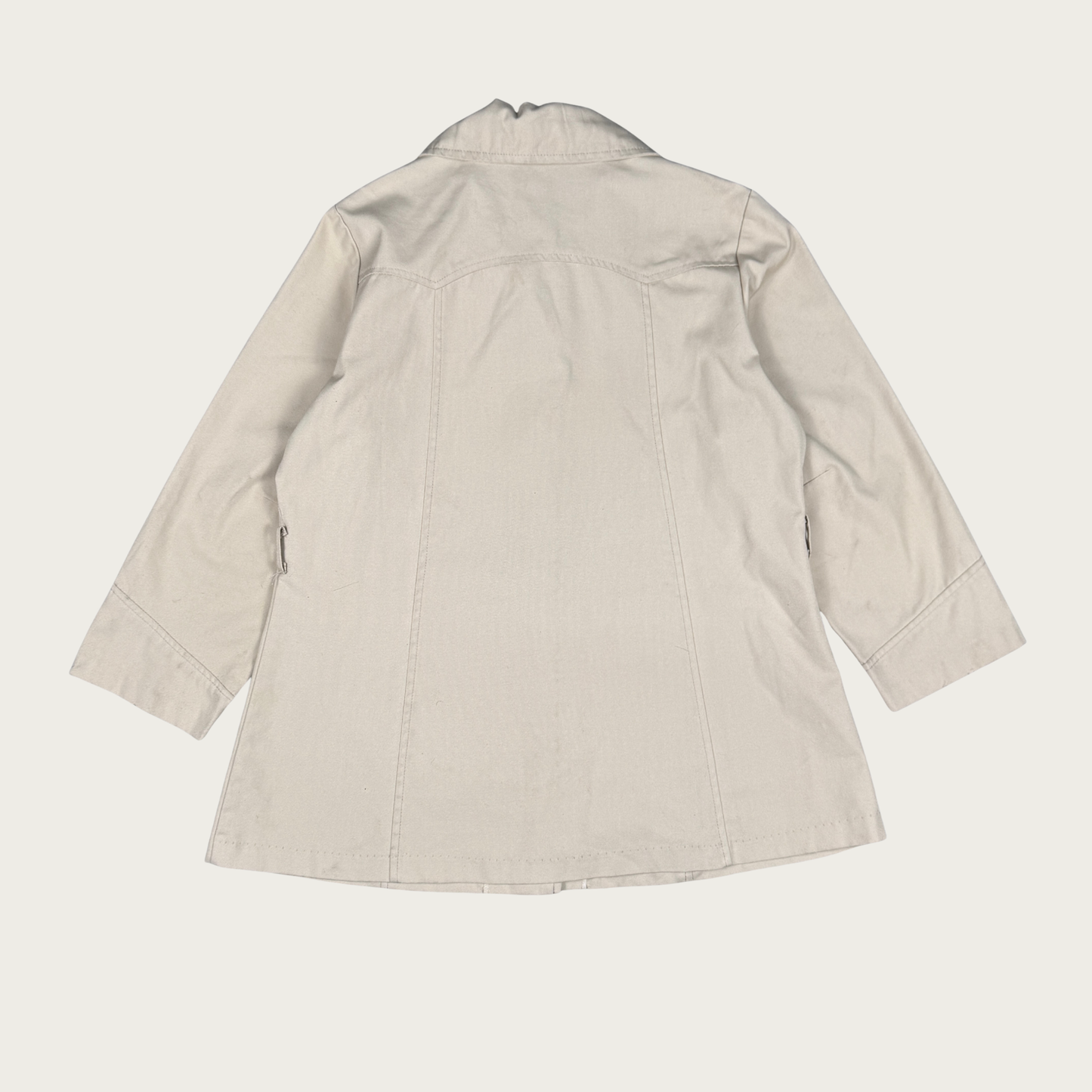 (L/XL) 70s Kmart Tan Pant Coat