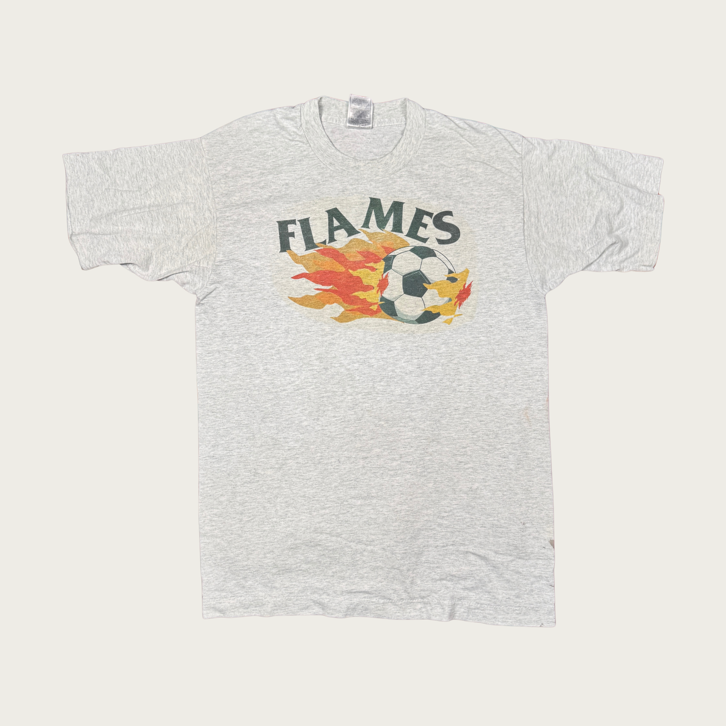 (M) 80s/90s Flames Soccer Tee