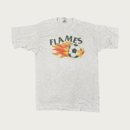 (M) 80s/90s Flames Soccer Tee