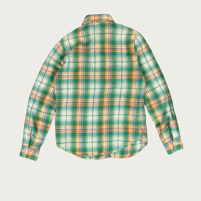 (M) 70s/80s Green Multicolor Plaid Levi's Blouse