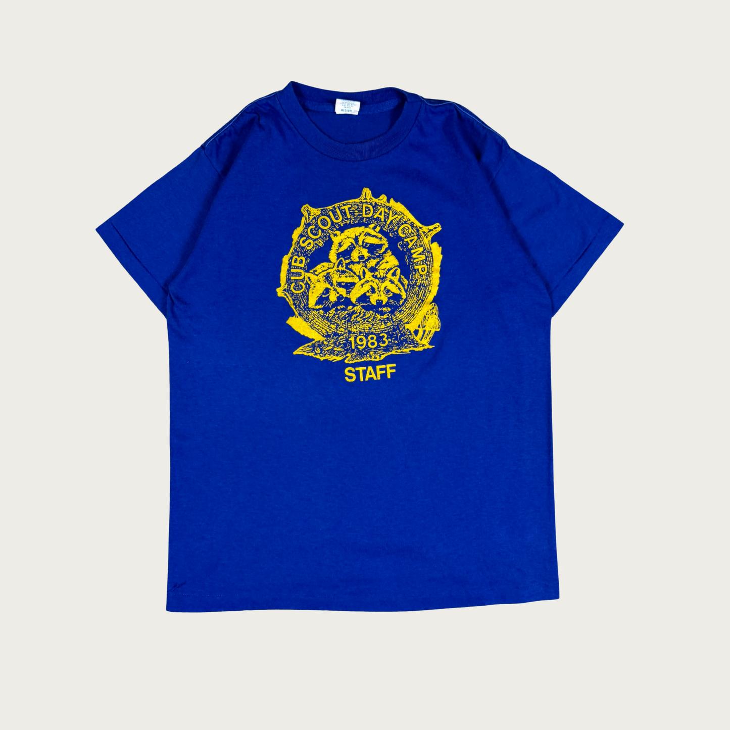 (S/M) 1983 Cub Scout Day Camp Staff Tee