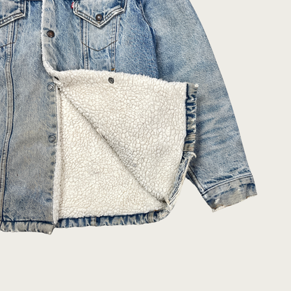 XL) 80s Levi's Sherpa Lined Denim Jacket – The Clothing Warehouse XL) 80s Levi's Sherpa Lined Denim Jacket – The Clothing Warehouse