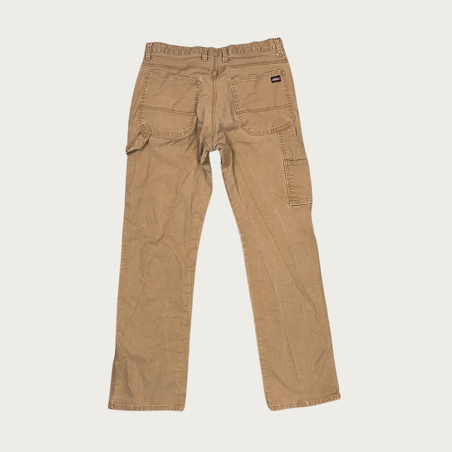 (33x33.5") Tan Dickies Carpenter Pants