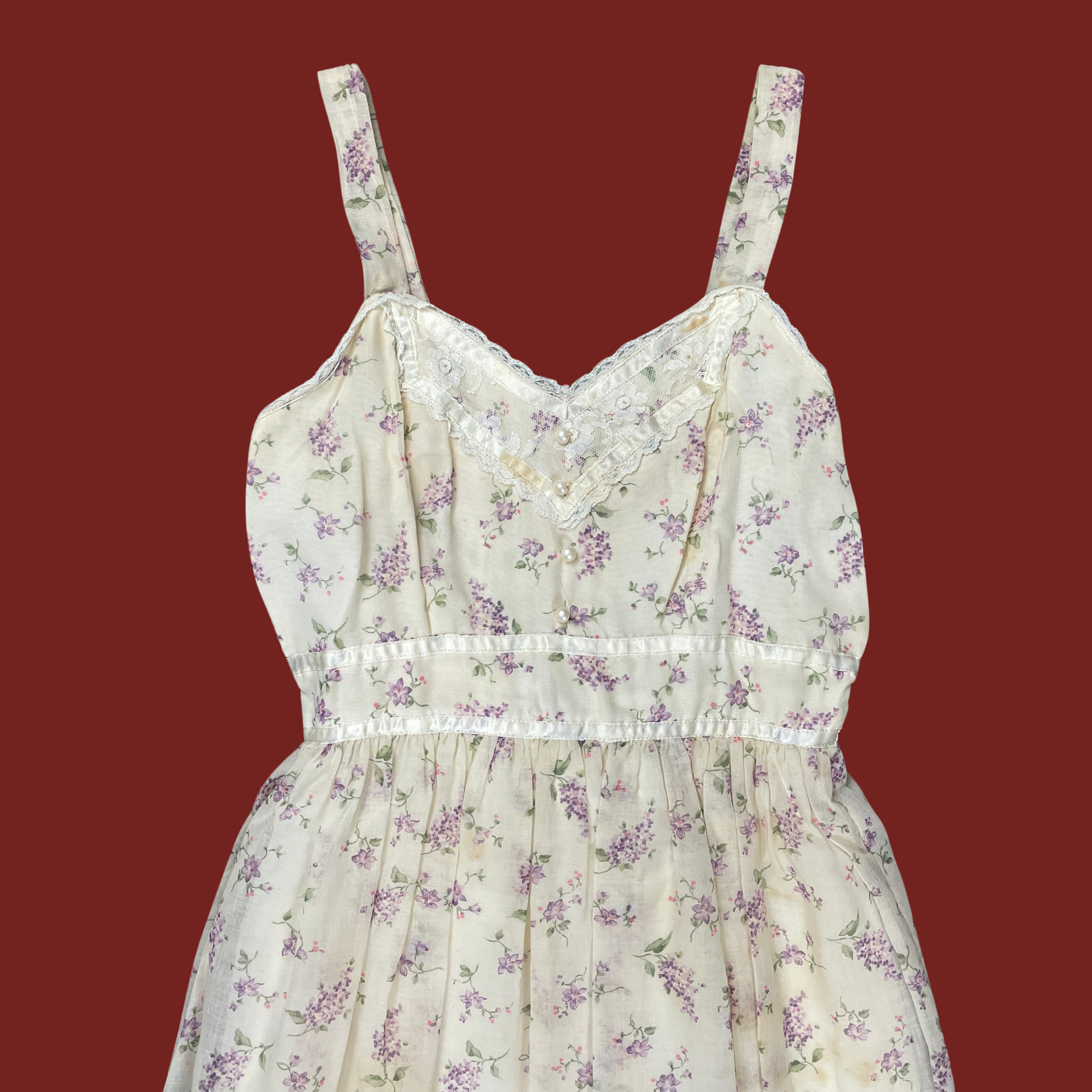 cream prairie dress Dirty Fabulous 1970's Cream Prairie Wedding Dress, sz 8