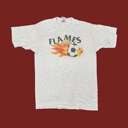 (M) 80s/90s Flames Soccer Tee