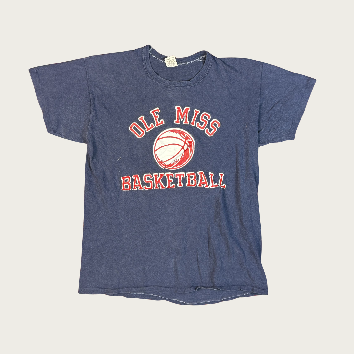 (L) 70s/80s Ole Miss Basketball Tee