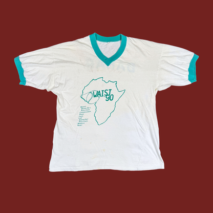 (L) 1990 Africa Baseball Ringer Tee