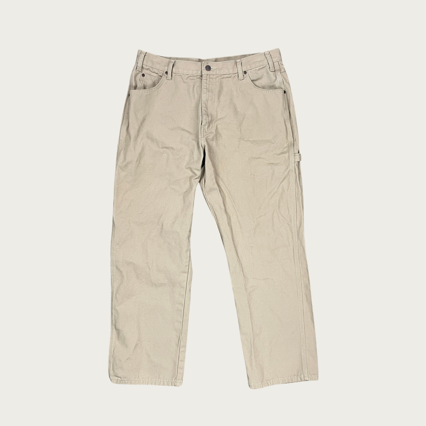 (36x30") Light Beige Dickies Carpenter Pants