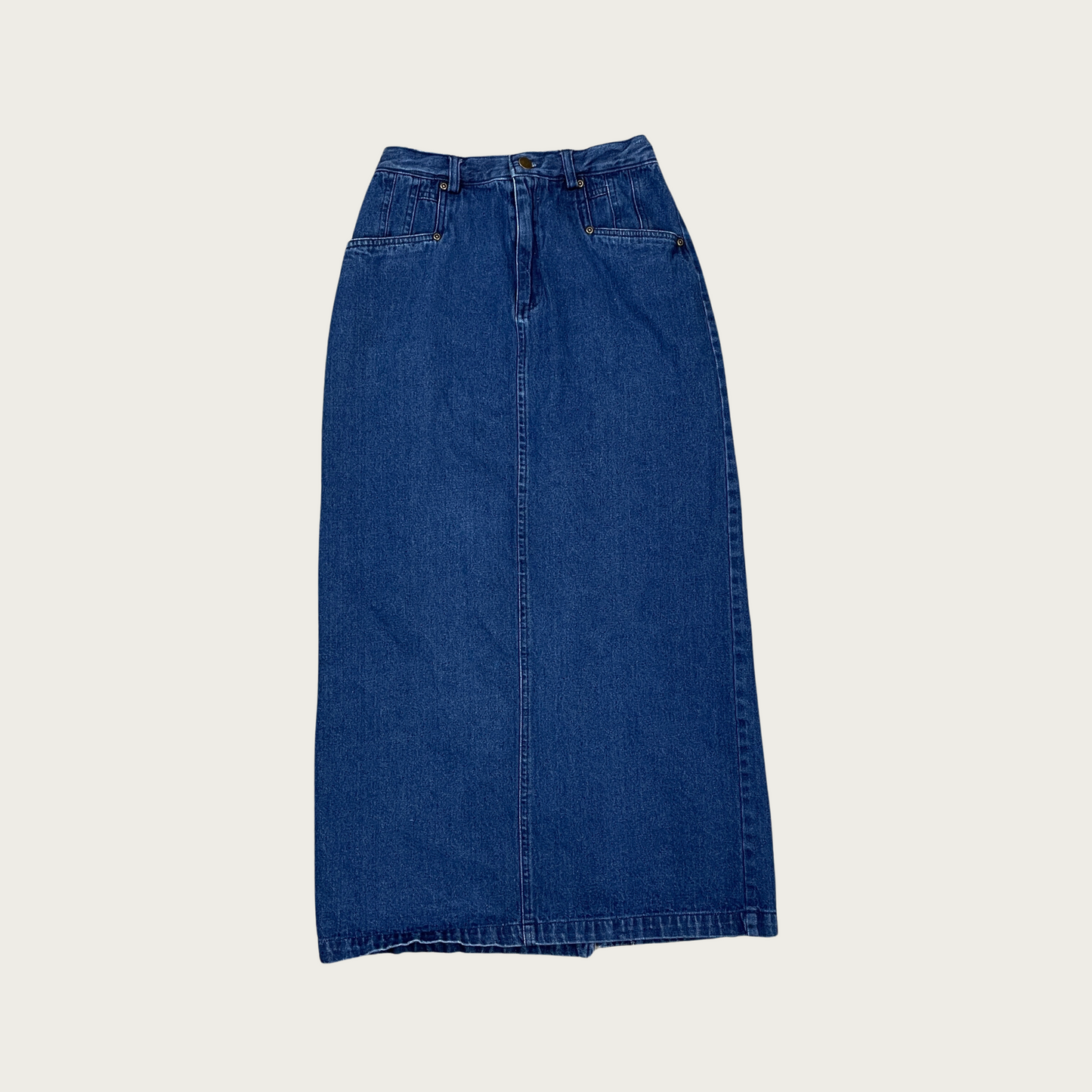 (26") Denim Maxi Skirt