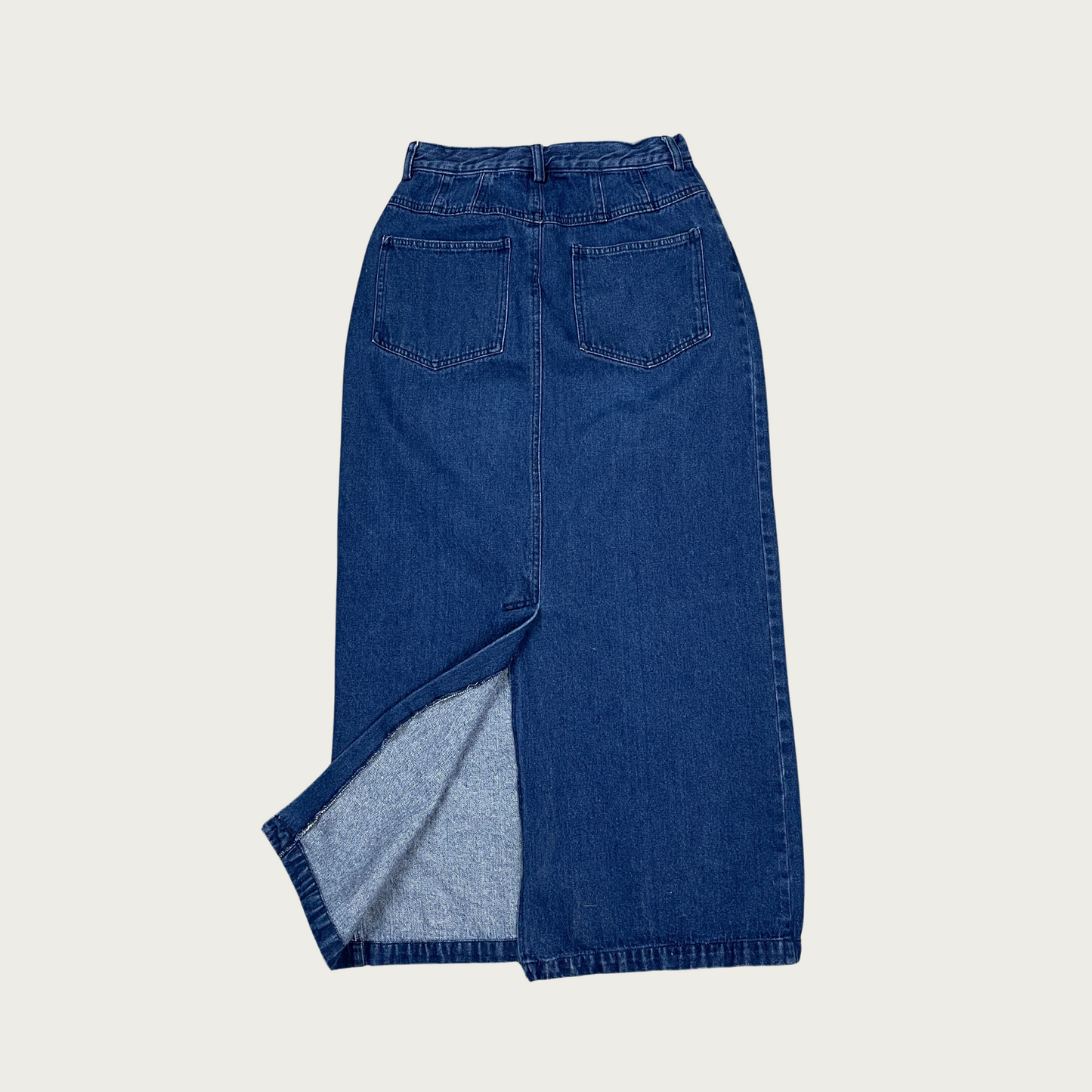 (26") Denim Maxi Skirt