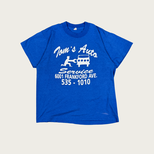 (M/L) 70s/80s Tom's Auto Service Tee