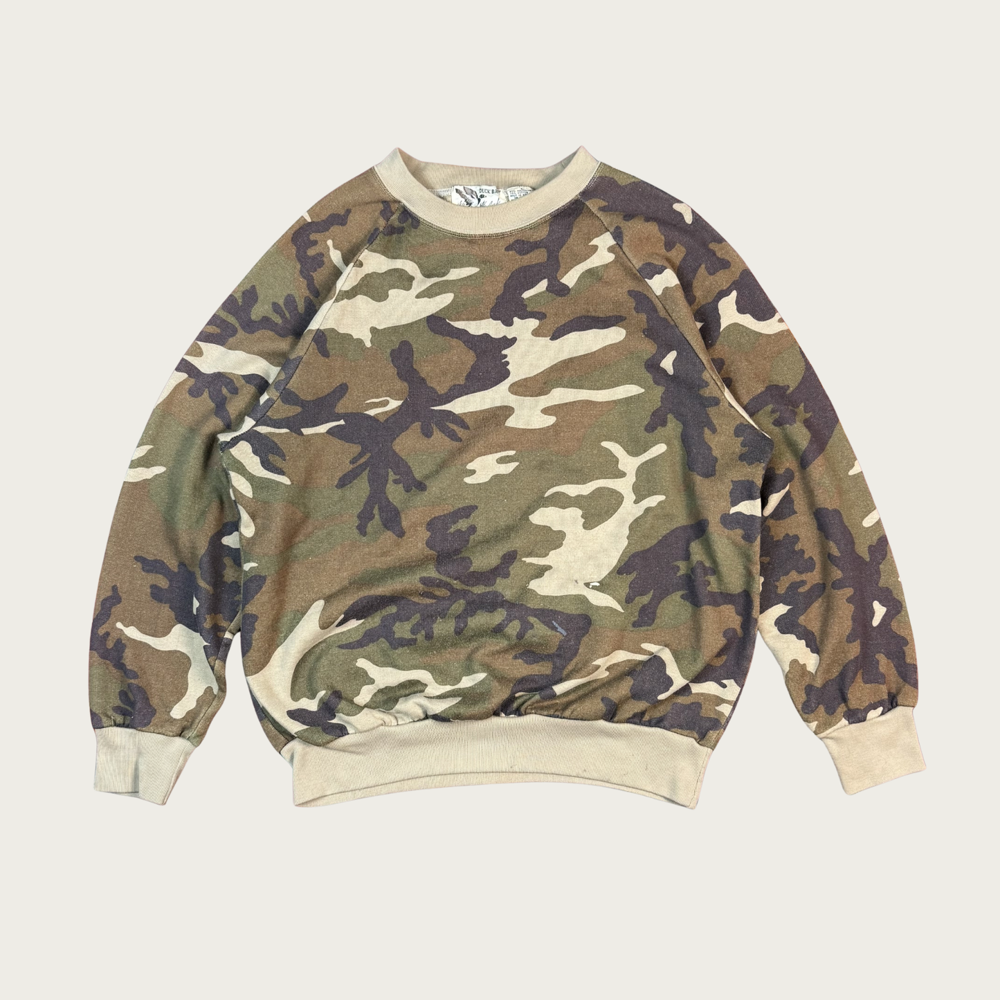 (L) 80s/90s Duck Bay Camouflage Sweatshirt