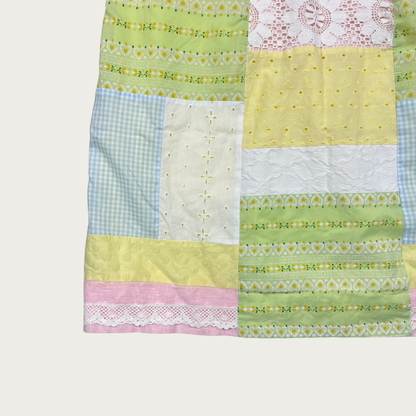 (XS/S) Pastel Patchwork Maxi Skirt