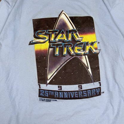 (XL) 1991 Star Trek 25th Anniversary Tee