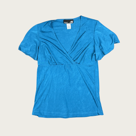 (S/M) 90s/Y2K Teal Top