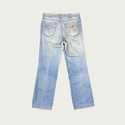(32") Rare 70s Levi's Orange Tab Cowboy Pocket Flares