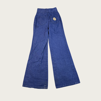 (24") 70s Turtle Bax Denim Bell Bottoms