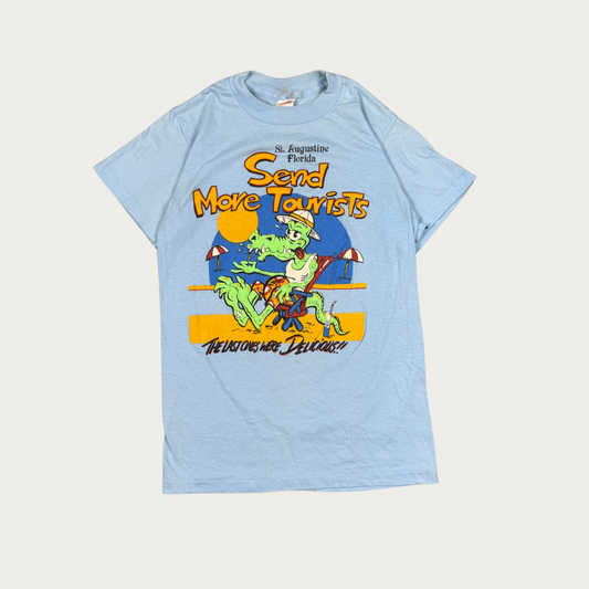 (S) 80s St. Augustine Florida Alligator Tee