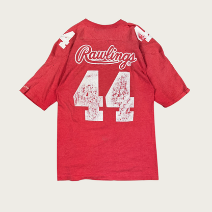 (L) 80s Rawlings 44 Distressed Jersey Tee