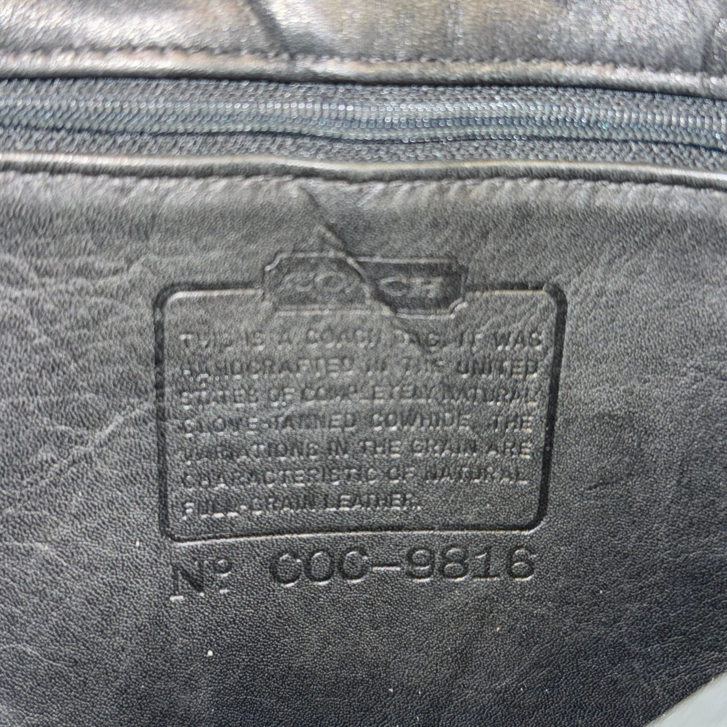 Vintage Coach Legacy Slim Duffle Bag