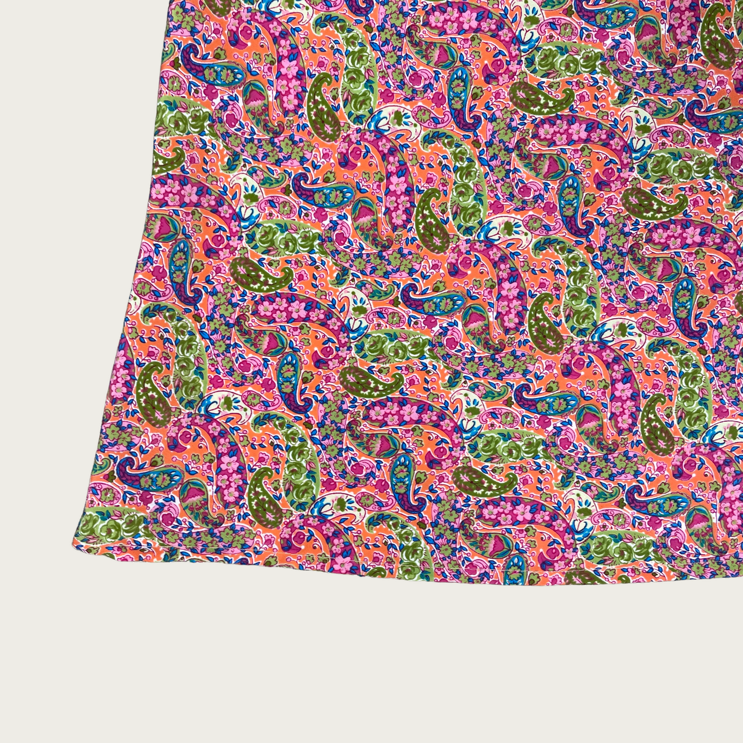 (S/M) Multicolor Floral Midi Skirt
