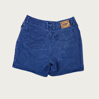 (27") 90s Navy Denim Button Fly Shorts