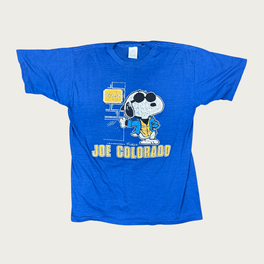 (L/XL) 70s/80s Snoopy "Joe Colorado" Tee