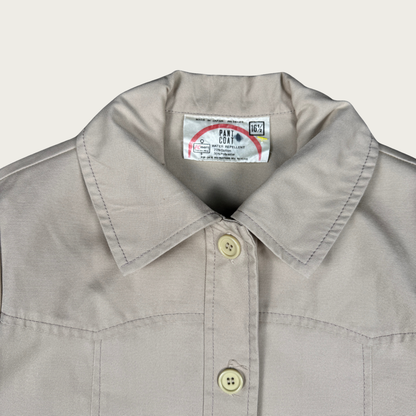 (L/XL) 70s Kmart Tan Pant Coat