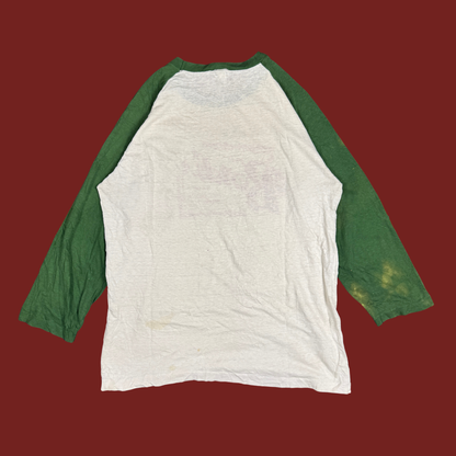 (L) 70s/80s Pete Bordi's Beer For Lunch Bunch Raglan Tee