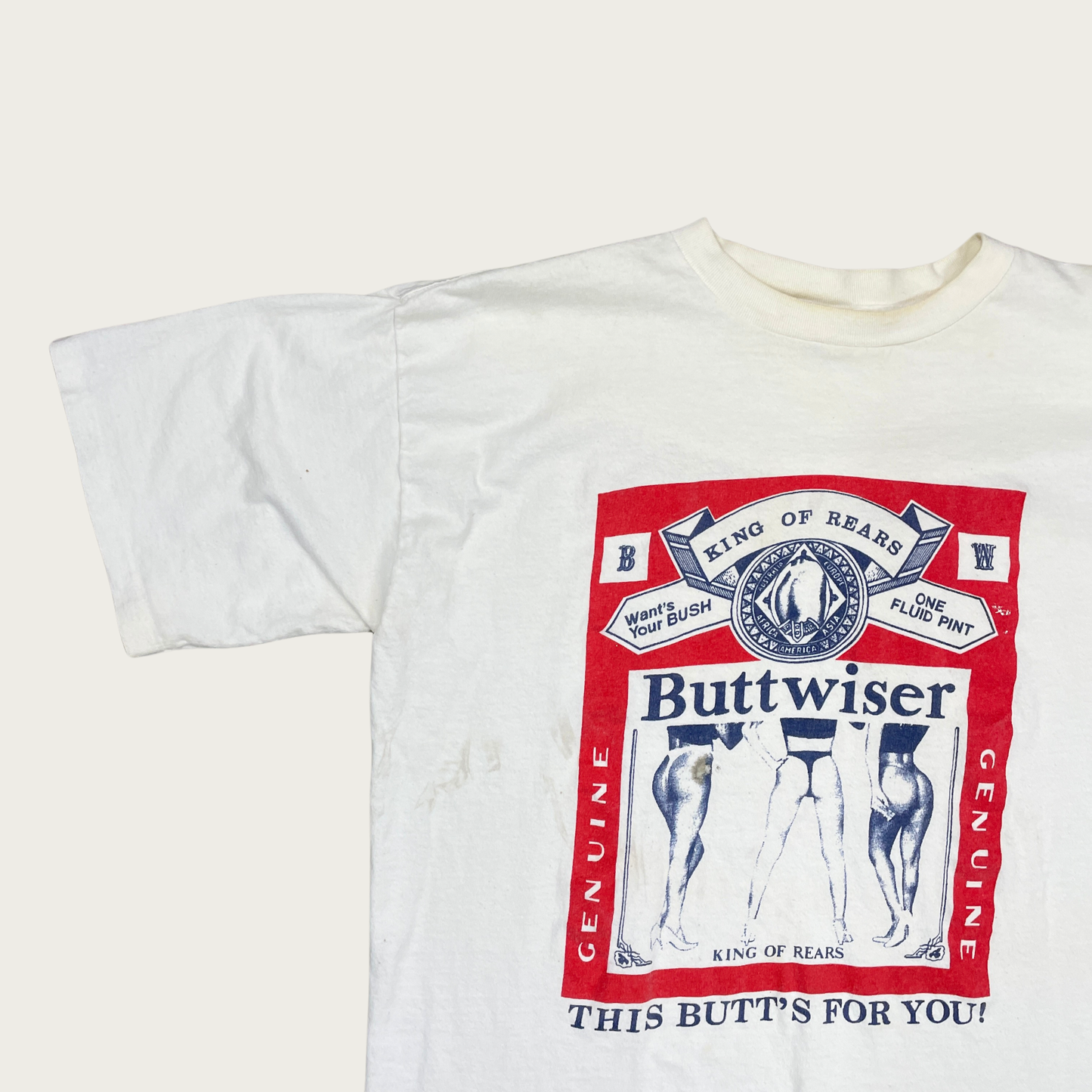 (XL) "Buttweiser" Parody Tee