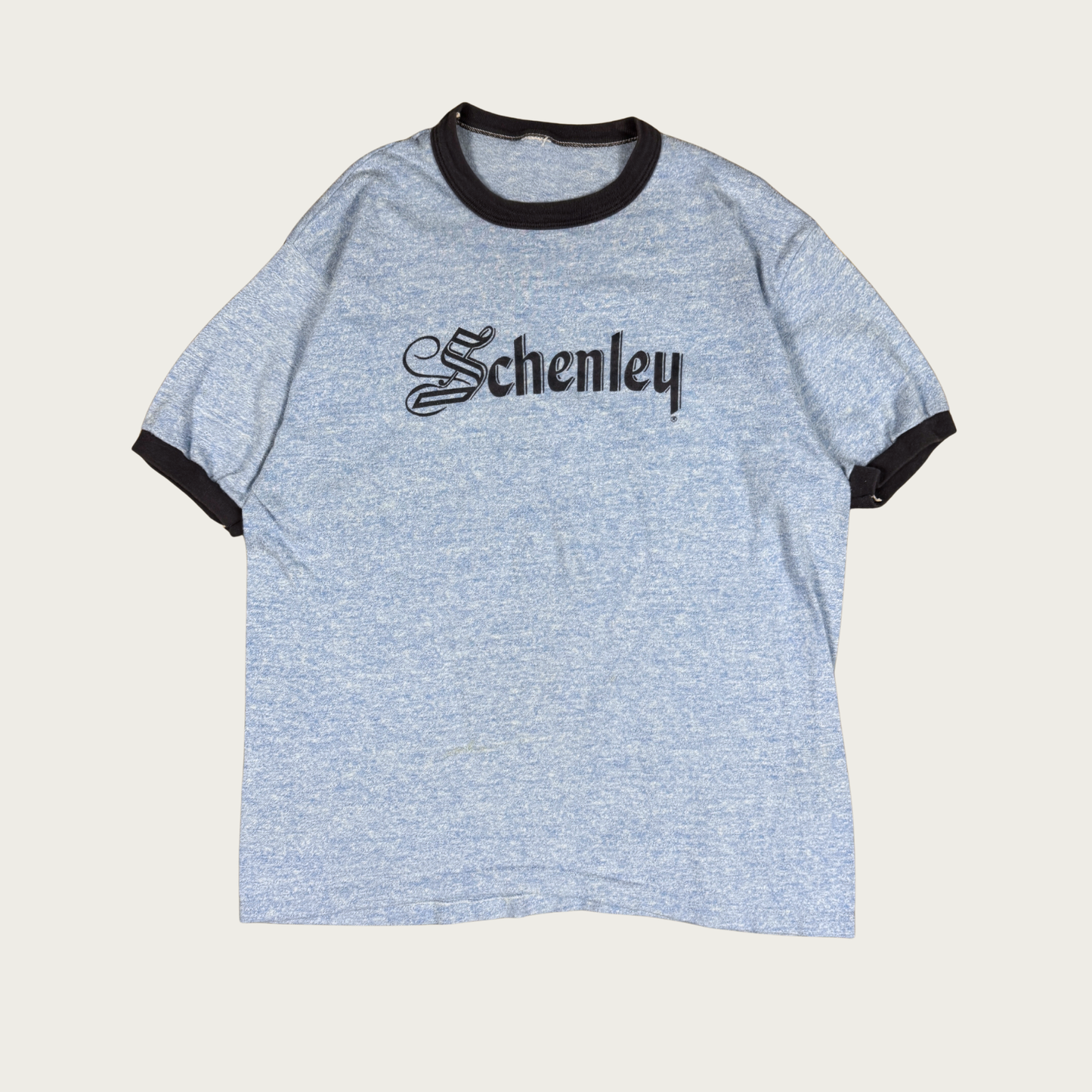 (L) 70s/80s Schenley Ringer Tee