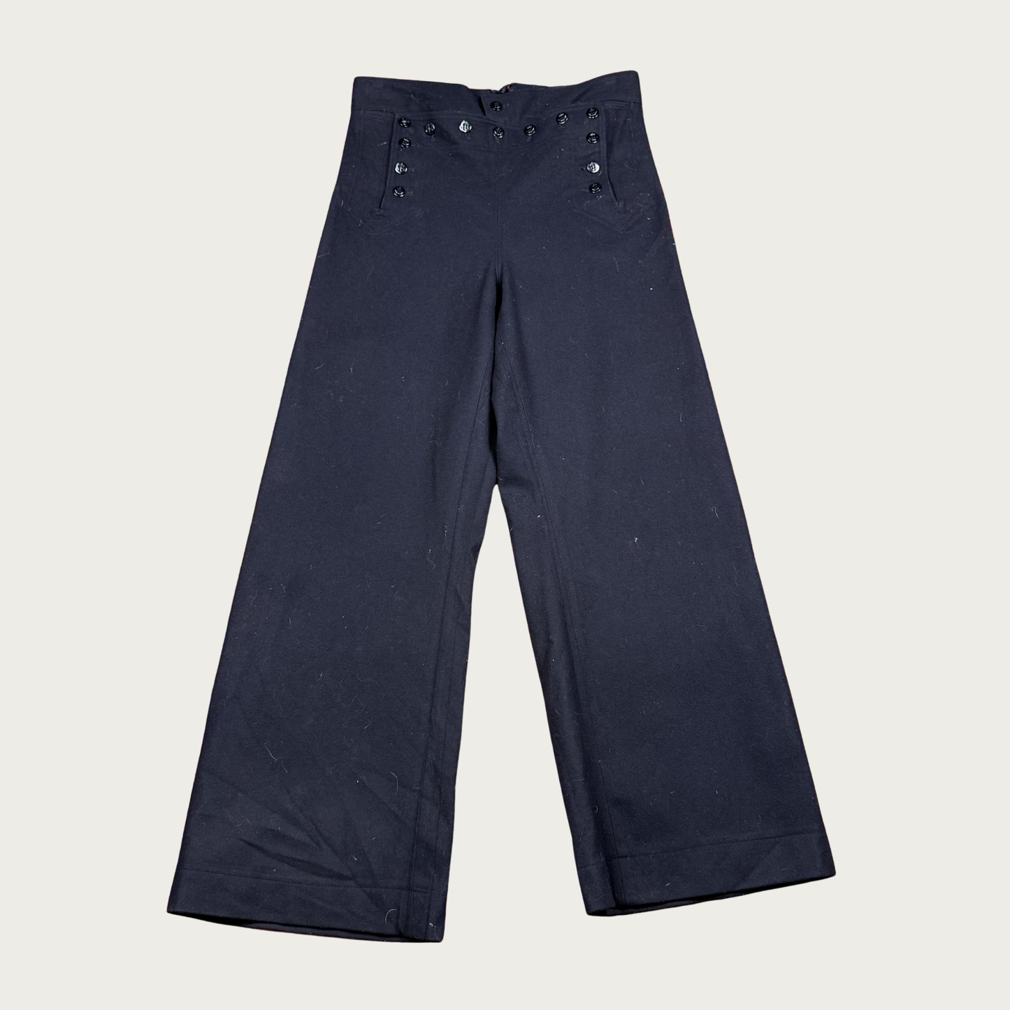 (32x30.5") 1960s US Navy Wool Sailor Pants