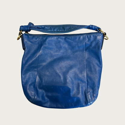 Coach Kristin Blue Leather Hobo Bag