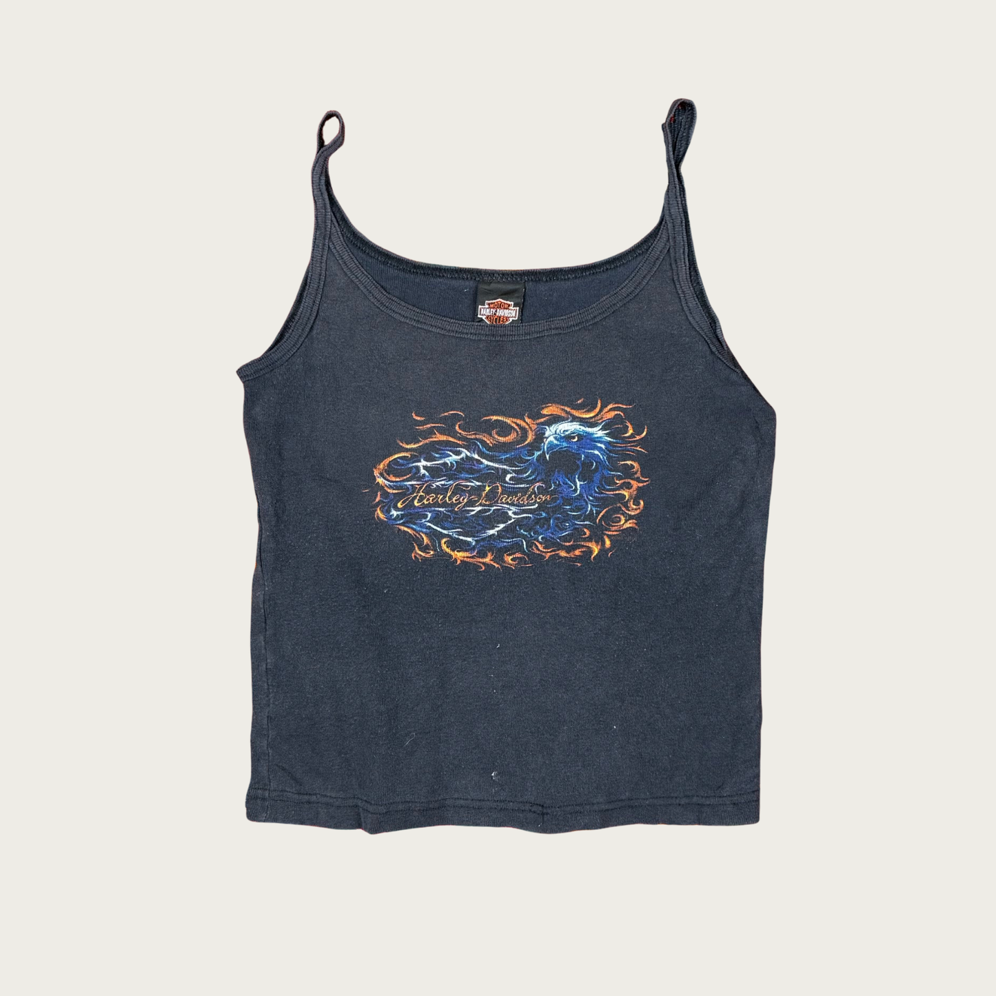 (M) 90s Harley Davidson Flame Eagle Graphic Tank