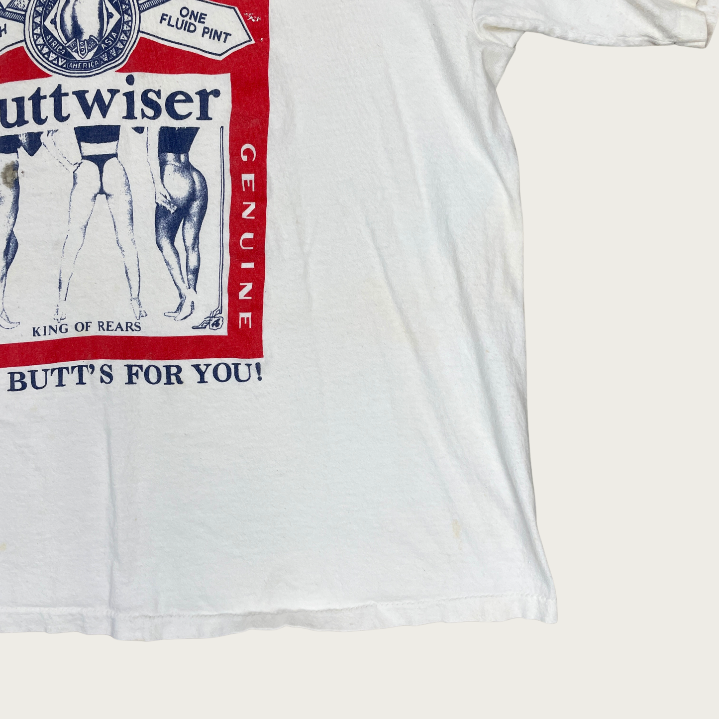 (XL) "Buttweiser" Parody Tee