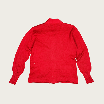 (M/L) 60s/70s Wool Varsity Cardigan