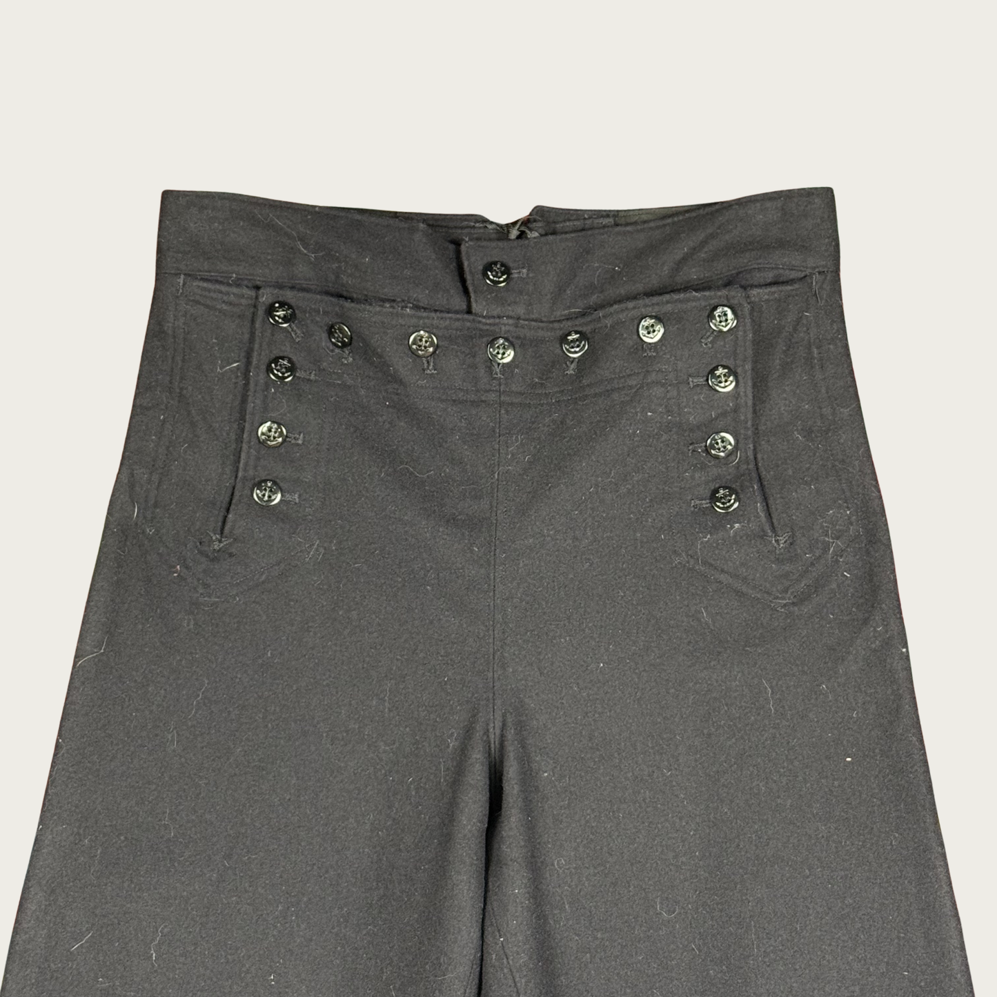 (32x30.5") 1960s US Navy Wool Sailor Pants