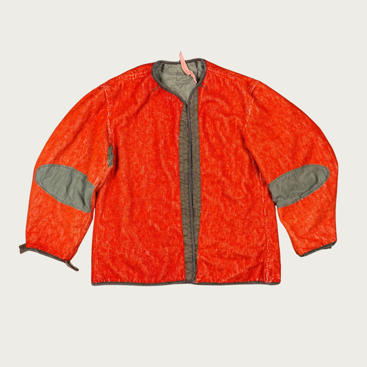 (S/M/L) 1950s M51 Korean War Era Overdyed Military Frieze Liner Jacket